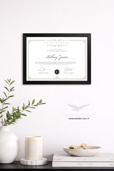 Raven Art Studio A4 Frame Economical Ermitaj Black