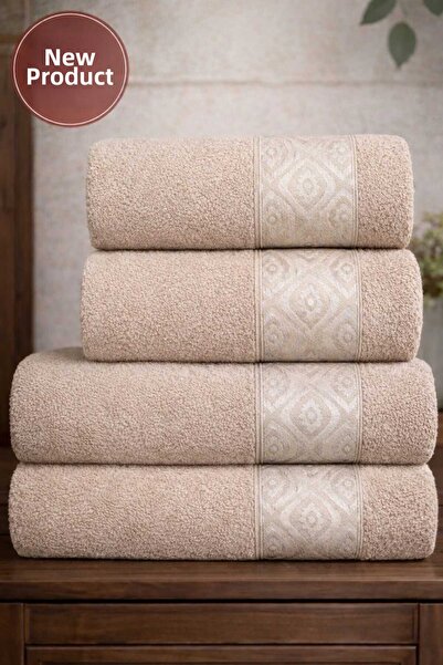 Mela Home Set de prosoape de baie Eye 4-piece - Set de baie turcesc - Prosoap...