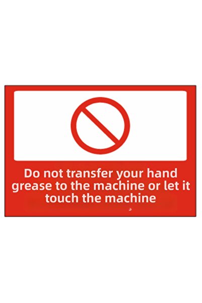HiperAD Reklam زيت اليد يلتصق بالآلة ويصلحها إلى قطعة واحدة - لوحة تحذير فورك...