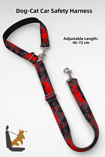 CARAMELOS Pet Vehicle Seat Belt Cat Dog Car Auto Collar Auto Accessory Cat Do...