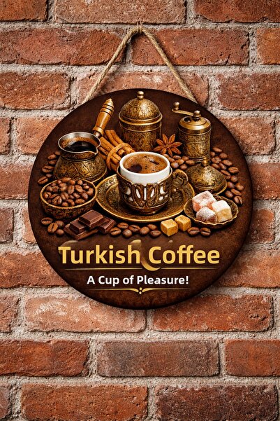 Mayeka Ornament de pictură murală pentru cafea turcească, pentru cafenea și r...