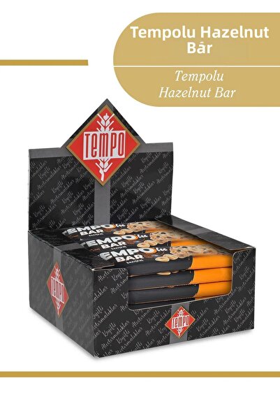 Tempo Şekerleme شريط بالبندق مع التمر 30 جرام × 12 قطعة