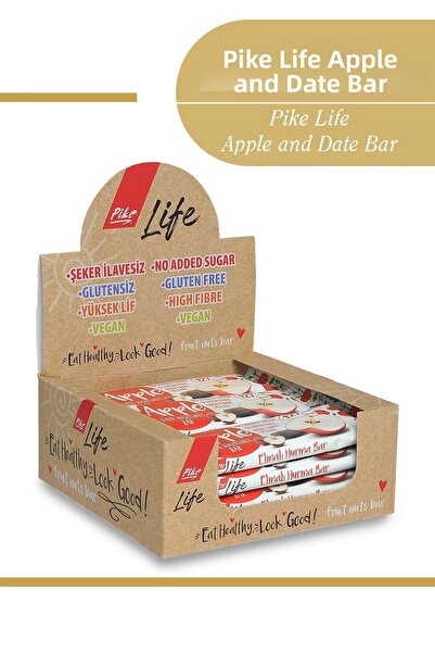 Pike Life شريط جوز التفاح والتمر 30 جرام × 12 قطعة