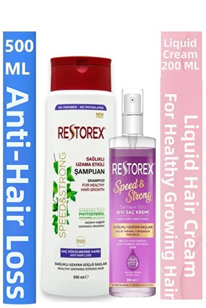 Restorex Anti-cădere a părului 500 ml și balsam lichid 200 ml