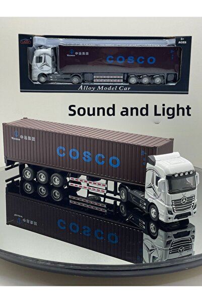 SCOWETTO Maersk Licensed Metal Truck Model with Sound and Lights – Different ...