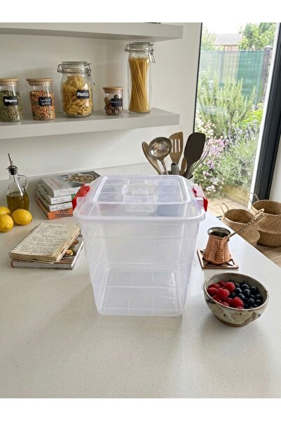 cook&kitchen حاوية تخزين مربعة من تيتريس سعة 7 لتر