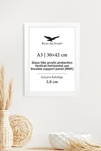 Raven Art Studio Potala A3-30x42cm Λευκό Πλαίσιο Εγγράφων Φωτογραφιών και Αφι...