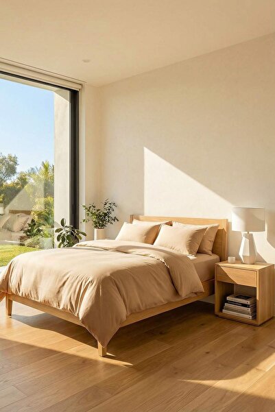 TRENDYOLMİLLA HOME Doppelbett-Bettbezug-Set aus 100 % Baumwolle mit weichen K...