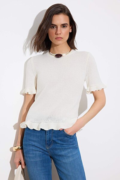 Trendyol Collection Блуза с екран и набори TWOSS26BZ00135