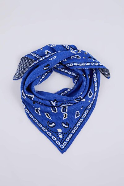 Trendyol Collection Πλεκτό σάλι με σχέδιο μπαντάνας TWOAW26SL00005