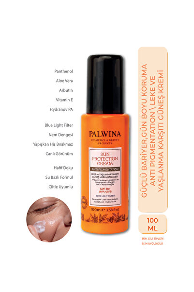 Güneş Kremi Anti Pigmentation & Anti-Aging Yoğun Leke Karşıtı SPF 50+ Güneş Koruyucu Krem