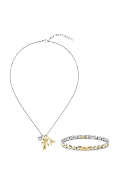 Lacoste LACJ2070045 Kolye ve Bileklik Seti