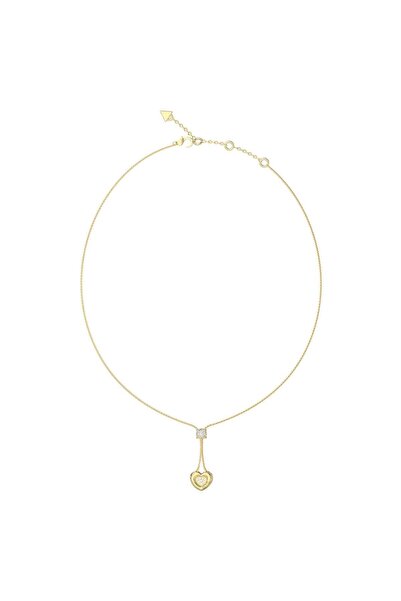 Guess JGUJUBN05460JWYGTU قلادة نسائية على شكل قلب