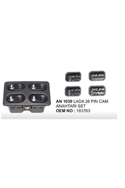 a.t.alptekintic LADA 28 PIN CAM AÇMA KAPAMA ANAHTARI SET VERTEX AN1030
