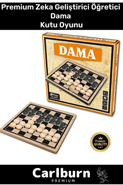 Carlburn لعبة صندوق لعبة الداما التعليمية المتميزة لتطوير الذكاء والترفيه وال...