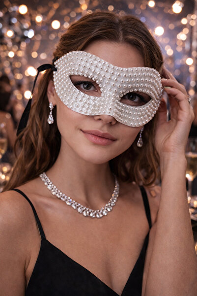 PARTİPORT İnci Kaplı Maske