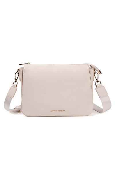 Laura Ashley Дамска чанта през рамо - кремава