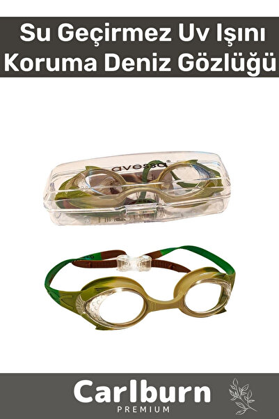 Carlburn Deluxe Silicone Plastic Children's Sea Goggles - Waterproof, UV Prot...