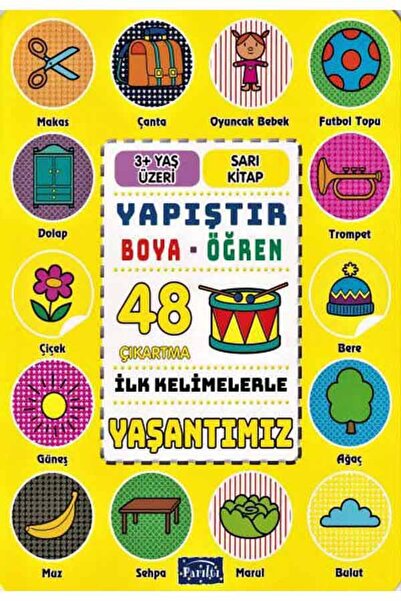Parıltı Yayınları Boyama ve Çıkartma Kitapları Coloring and Sticker Our Lives...