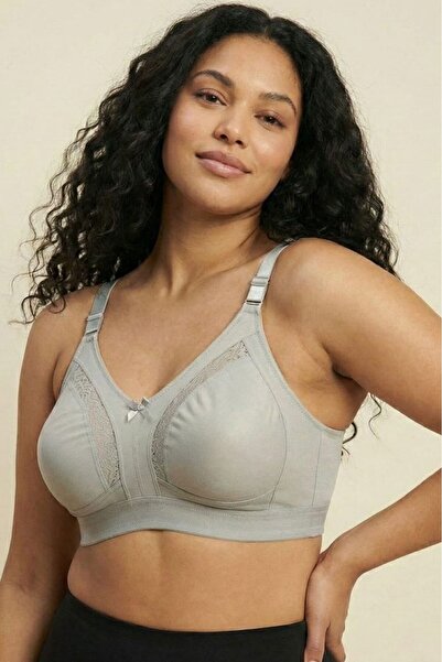 enmodaiçgiyim Siva boja čipke Detaljan trakasti preveliki češljani pamučni gr...