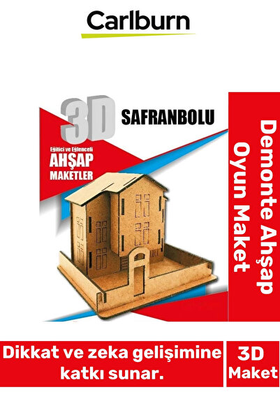 Carlburn 3 Boyut Eğitici Öğretici Zeka Geliştirici Boyanabilir Ebeveyn Çocuk ...