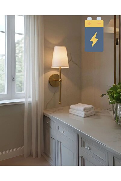 Ömür Avize lina gold kasa PİLLİ aplik