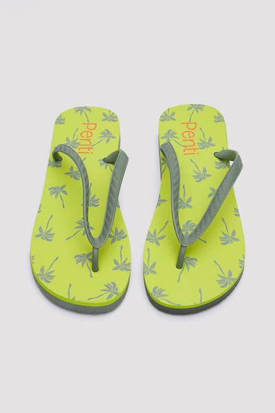 Penti Palmiye Desenli Terlik