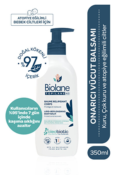 Biolane Atopik Kuru ve Çok Kuru Cilt için %97 Doğal İçerikli Lipit Yenileyici...