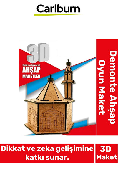 Carlburn 3 Boyut Eğitici Öğretici Zeka Geliştirici Boyanabilir Ebeveyn Çocuk ...