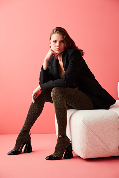 Penti Kahverengi Yıldız Tozu Desenli Külotlu Çorap-Pentilicious