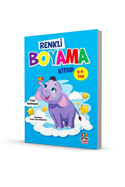 Yağmur Çocuk Colorful Coloring Book 5-6 Years Old