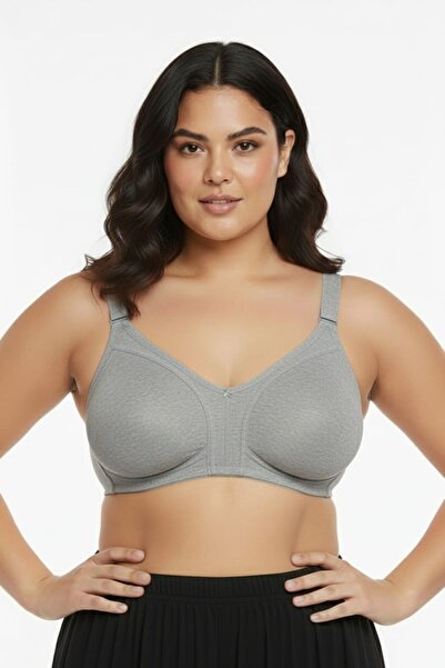 enmodaiçgiyim Siva boja Bez šavova Pamučni džersej Oblikuje figuru grudnjak