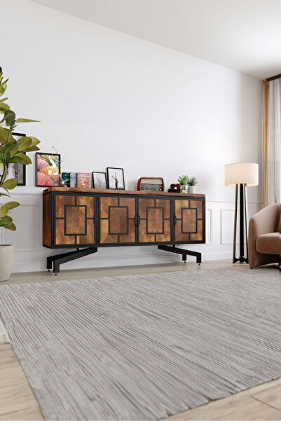 KIYMIK HOME Orkide Konsol – Size Özel Üretim – Gerçek Ağaç - Ceviz