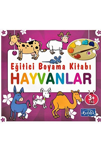 Parıltı Yayıncılık Eğitici Boyama Kitabı - Hayvanlar - Parıltı Yayınları