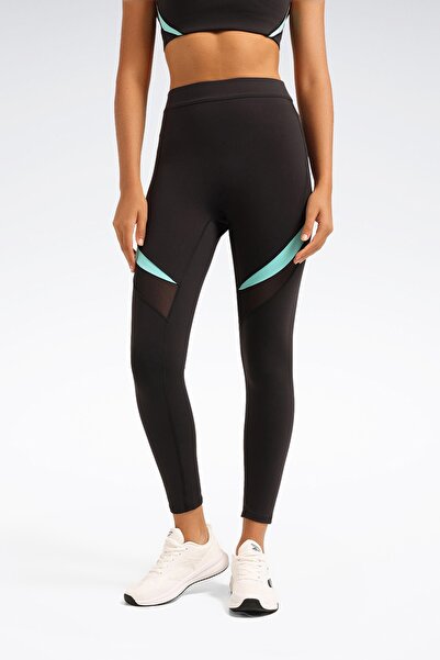 Reebok LUX HR 7/8 TIGHT - CB Siyah Kadın Tayt
