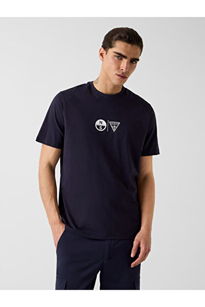 Guess Ανδρικό μπλουζάκι με κανονική εφαρμογή