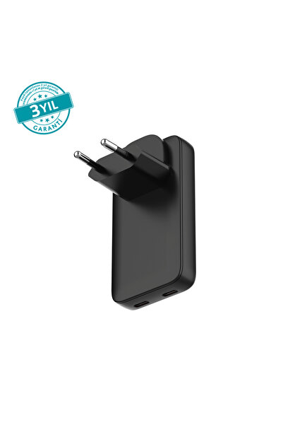 Ttec Smartcharger Trio Gan 65W Pd Avrupa-Ingiltere-Amerika/Avustralya Uluslar...