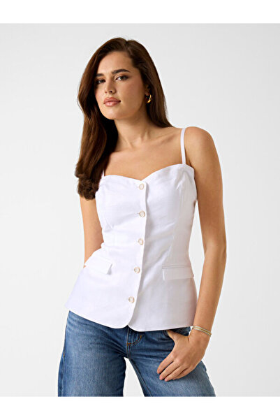 Guess Isabeau Kadın Keten Karışımlı Büstiyer