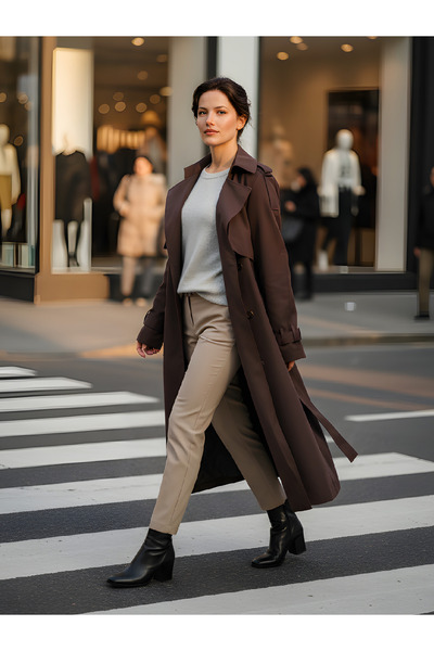 MADAMMERY Огромно палто с дебела мека подплата