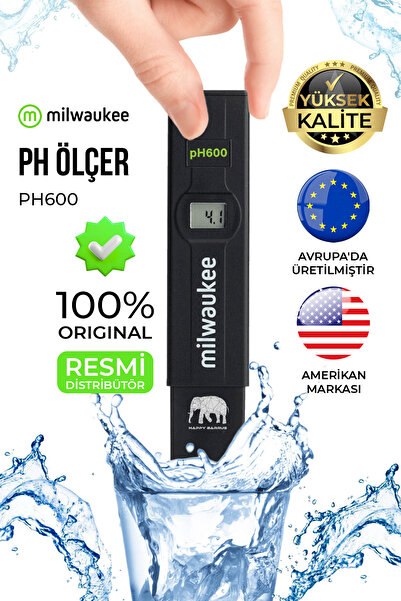 Milwaukee Ph 600 Cep Tipi Ph Metre 0.0-14.0 - Kalem Tipi Ph Ölçer Dijital - P...
