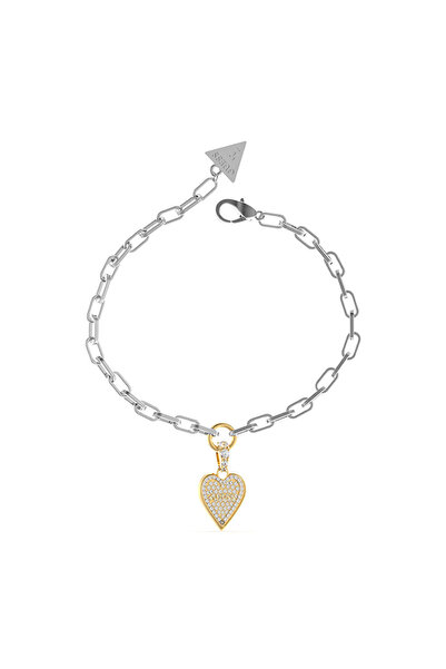 Guess Jgujubb03250jwygrhs سوار نسائي على شكل قلب