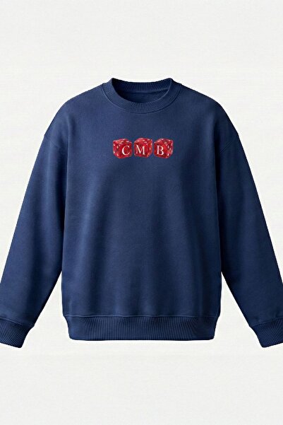 COMBİNE MİCHAİL Swea tricou pentru bărbați, cu imprimeu zaruri, albastru mari...