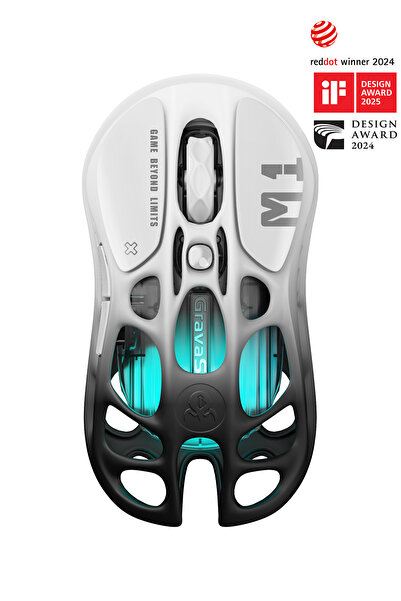 Gravastar Mercury M1 Pro RGB 26.000 DPI Optik Gaming Mouse, Kablosuz, Magnezy...