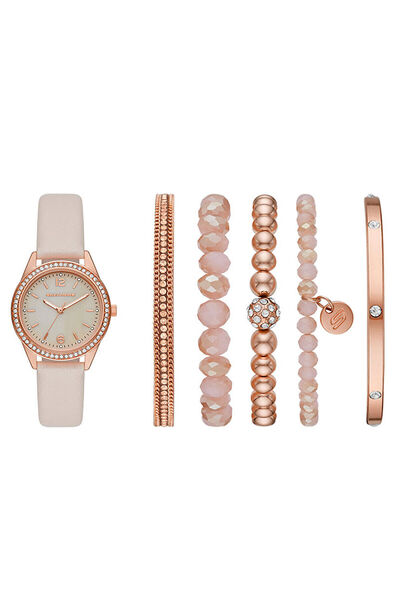 SKECHERS SR9064 Kadın Set Kol Saati ve Bileklik