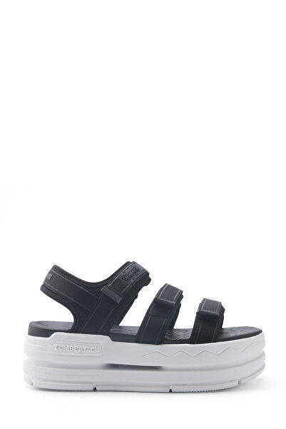 lumberjack PRINT 5FX Μαύρα γυναικεία αθλητικά σανδάλια