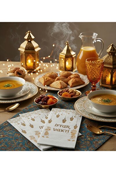 Jovi 32-Piece Ramadan Themed Luxury Paper Table Napkins – Written for the Ift...