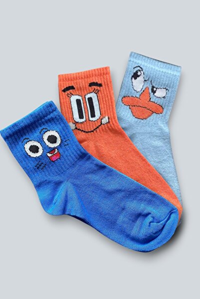 Esinti Sosete bărbați Femei Socket Sosete lungi Sosete cu modele colorate 3 b...