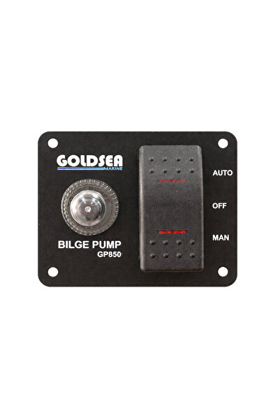 SomayStore Tekne Sintine Pompası Motoru Kontrol Paneli 12/24V 75x63mm