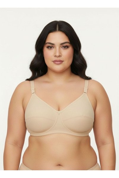 enmodaiçgiyim Skin Sponge-Free Underwire Cotton Combed Bra – Ideal for Comfortable and Natural Daily Use