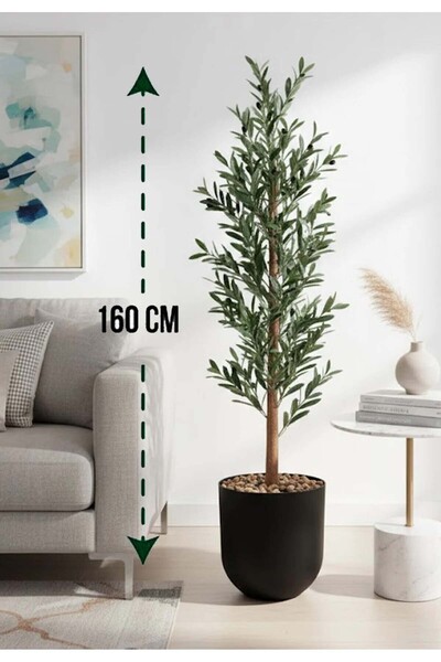 MG شجرة زيتون اصطناعية بطول 160 سم